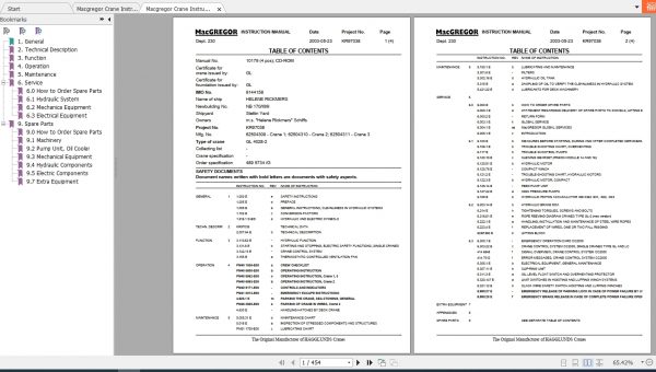 Macgregor Crane Instruction Manual 2