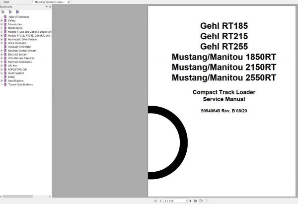 Manitou Excavators Loaders Service Manuals DVD 2020 5