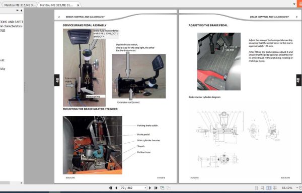 Manitou ME 315ME 316ME 318ME 320 Repair Manual 2