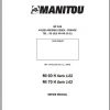 Manitou MI 60H 70H Series 1 E2 Repair Manual547913EN 1