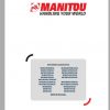 Manitou MI MI X 50 60 70 80 100 Repair Manual647645EN 1