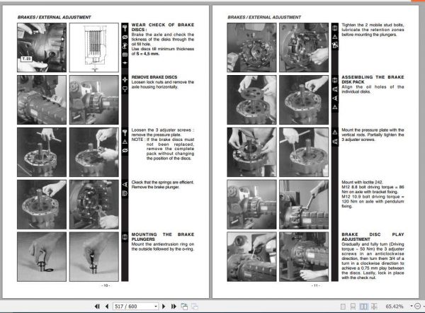 Manitou MSI 40 MSI 50 Repair Manual547783EN 3