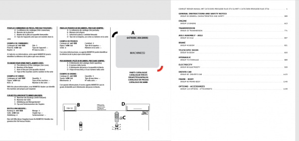 Manitou Telehandler MRT 2470 3050 MRT X 3050 2470 Repair Manual647625EN 1