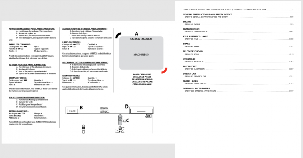Manitou Telehandler MRT 3255 MRT X 3255 Repair Manual647488EN 1