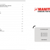 Manitou Telescopic Forklift MRT 1850MRT 2150 MRT 2540 Repair Manual647175EN 1