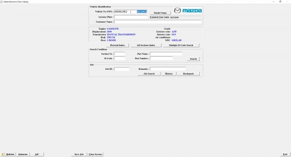 Mazda GENERAL EPC 09.2020 Spare Parts Catalog 1