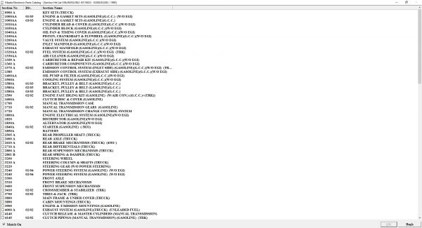 Mazda GENERAL EPC 09.2020 Spare Parts Catalog 2