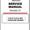 Mercury 50L57L62L MPI Gasonline Engine Service ManualEN 1