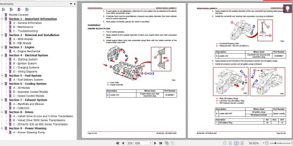 Mercury 50L57L62L MPI Gasonline Engine Service ManualEN 3