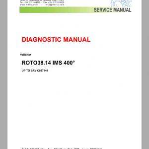 Merlo Diagnostic ROTO3814 Service ManualEN 2