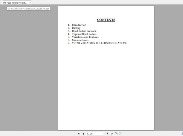 Mit Road Rollers Project Report 2