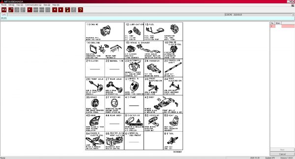 Mitsubishi ASA Europe G.Export USA Japan 10.2020 COMPLETE SET EPC Spare Parts Catalog 2