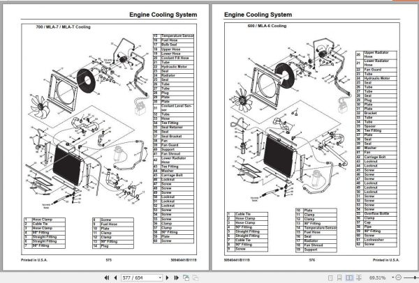 Mustang Articulated Loader 608 708 708T650 750 T750 Service Manual50940441 3Eyb9a