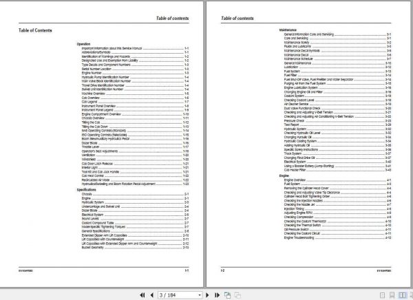 Mustang Compact Excavator ME7503ZT Service Manual918165 2