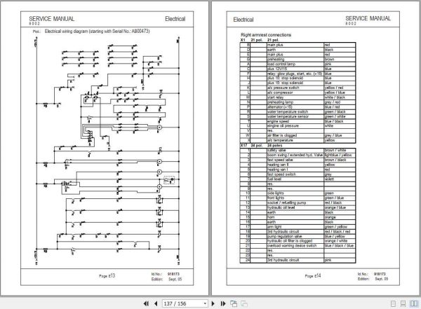Mustang Compact Excavator ME8002 Service Manual918173 3