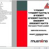 Mustang Compact Loader 1750RT 2100RT 2500RT Service Manual50940165 REVC 1
