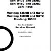 Mustang Skid Steer Loader 1350R 1500RR135 R150 Service Manual50940256 REVB 1