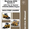 Mustang Skid Steer Loader 20564640E 5240E Power2 Service Manual50950037 1