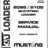 Mustang Skid Steer Loader 2095 2105 Service Manual908278 1