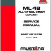 Mustang Wheel Loader ML48 Service Manual918136 1