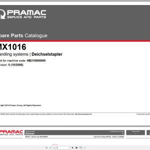 Pramac PDF Forklift Part Manual CD 7