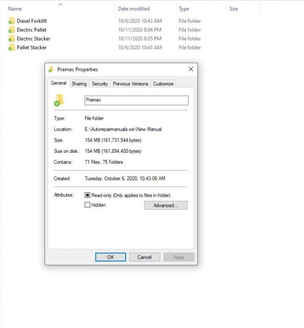 Pramac PDF Forklift Part Manual CD 8