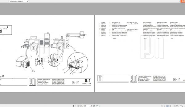 Putzmeister SPM4210 Wetkret   Electric Circuit Diagram 4