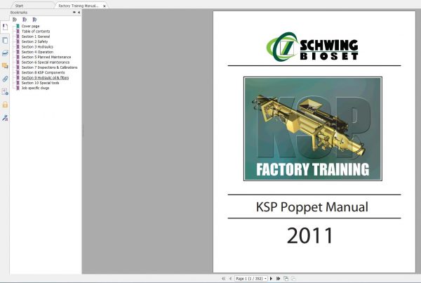 Schwing Spare Part Manual Operator Manual PDF0