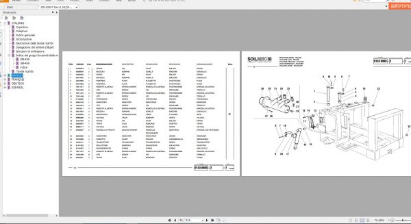 Soilmec Micro Drilling SM 400 Parts ManualCR143007 3 1