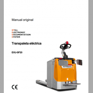 Still Electric Forklift Truck EXU SF20 Manual OriginalES
