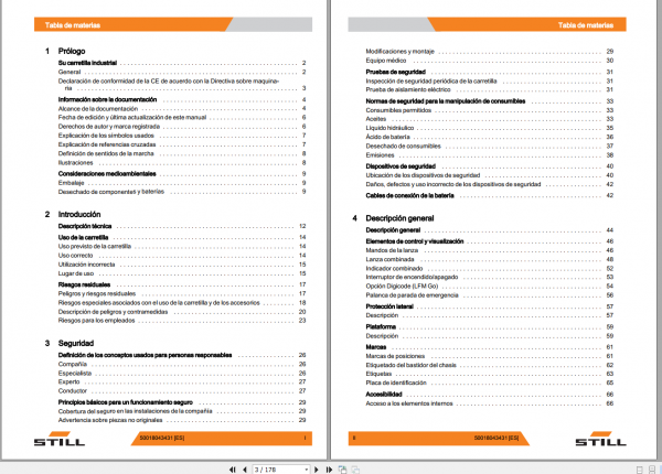 Still Electric Forklift Truck EXU SF20 Manual OriginalES 2