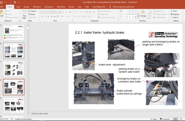 Streu Master SW C Training Manual 3