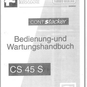 TEREX Container Stacker Fantuizzi CS45 S Service ManualDE 1
