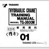 Tadano Hydraulic Crane TG 3600M 2 450114 Training Repair ManualJP 2