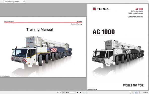 Terex Demag Crane AC1000 Technical Training Manual 1