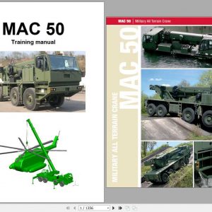 Terex Military All Terrain Crane MAC50 Training Manual 1