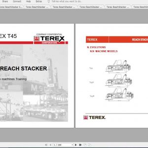 Terex ReachStacker T45 Operating and Maintenance Manual Schematic 3