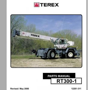 Terex Rough Terrain Crane RT335 1 Parts Manual Schematic 1