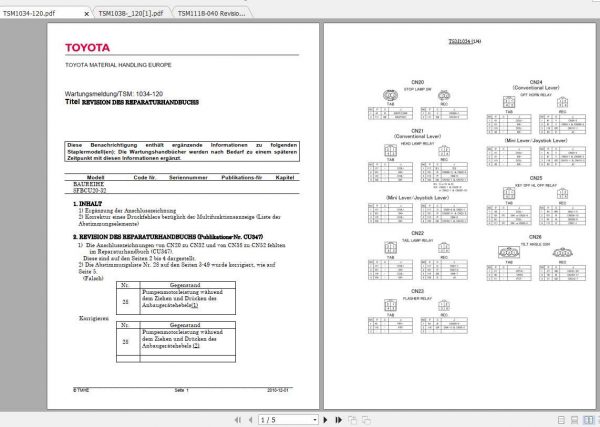 Toyota Forklift 8FBCU Service Manual 2