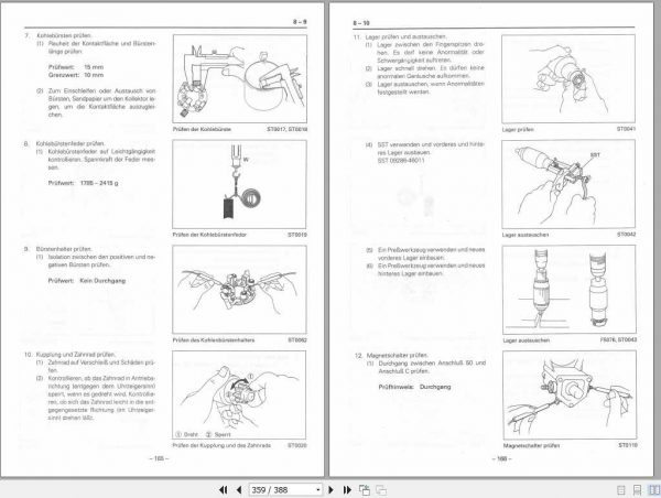 Toyota Forklift Motor 3F Repair ManualDE 3