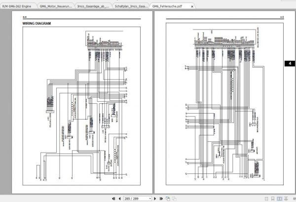 Toyota Forklift Motor GM6 262 Repair Manual 3