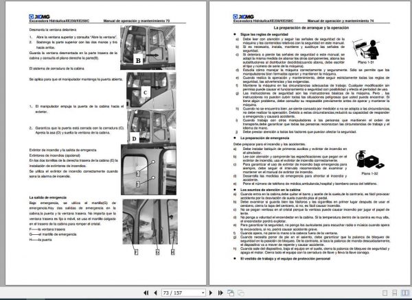 XCMG Hydraulic Excavator XE230 XE250C Service ManualES 3