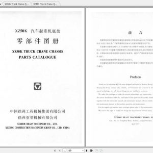 XCMG Truck Crane QY50K Part CatalougeENZH 1
