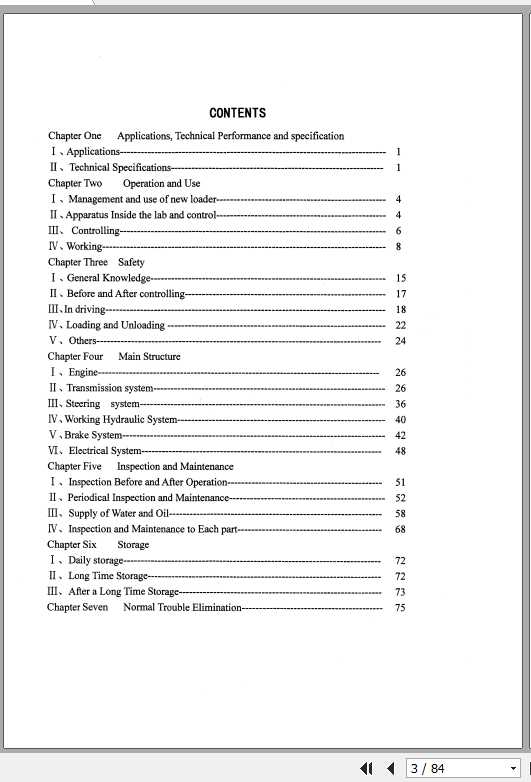 XCMG Wheel Loader LW420F Instruction Manual 1
