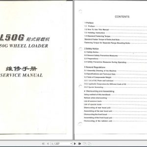 XCMG Wheel Loader ZL50G Service Manual 1