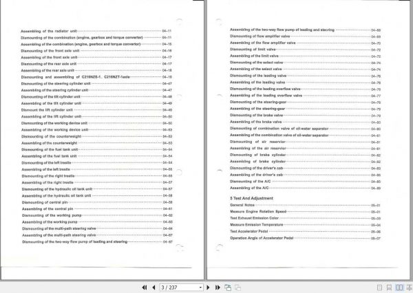 XCMG Wheel Loader ZL50G Service Manual 2