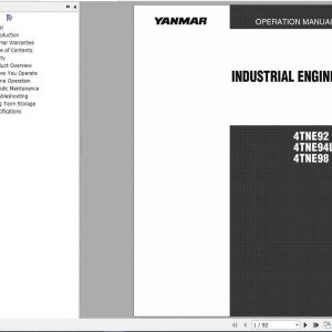 Yanmar Engine 4TNE92 4TNE94L 4TNE98 Operation Manual 1