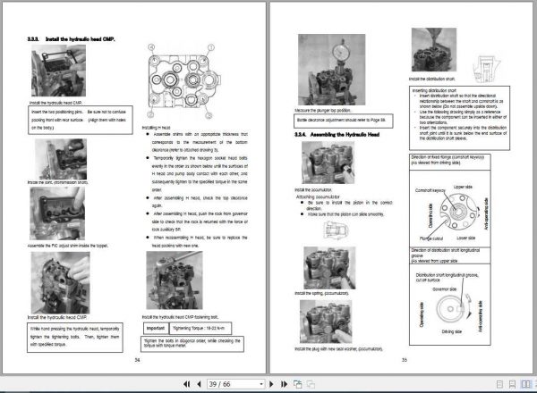 Yanmar Engine YPD MP2 MP4 Service Manual 3