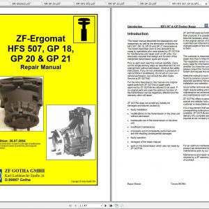 ZF eTRAC Electric Driveline Repair Manuals 1