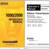 Allison Transmission 1000 2000 Operators ManualOM3758EN 1